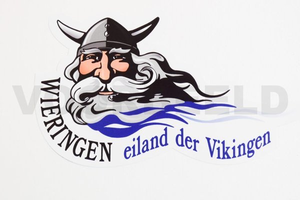 Viking sticker MAN (kleur) 15 cm